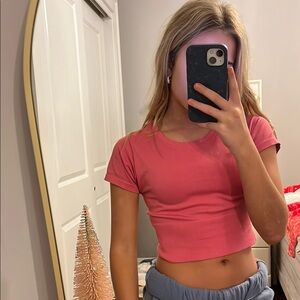 Women's Pink Crop Top